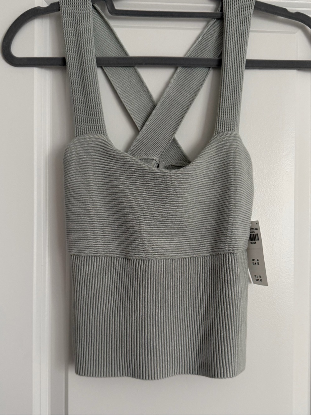 Abercrombie light teal sweater tank